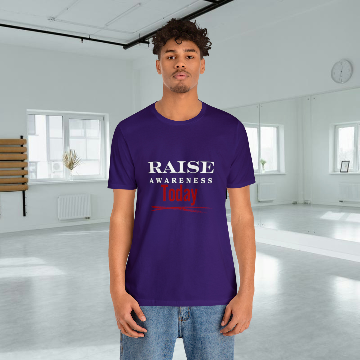 A person standing posing for the camera