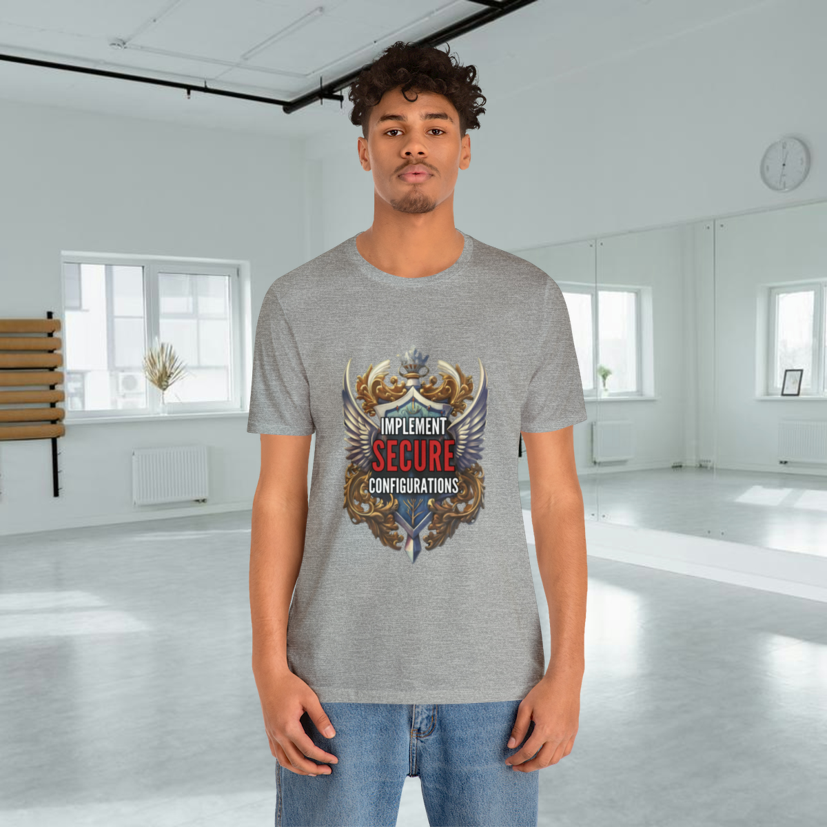 A person standing posing for the camera