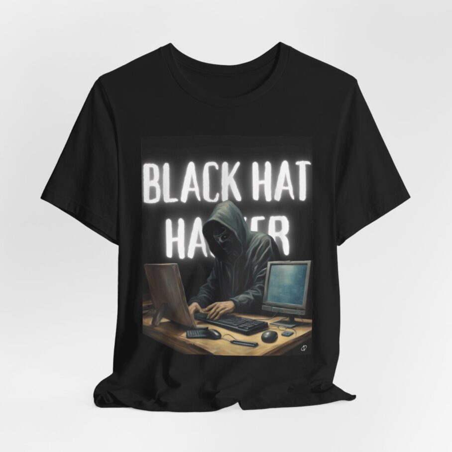 Black Hat Hacker T-Shirt - Image 3