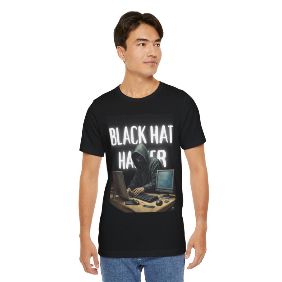 Black Hat Hacker T-Shirt - Image 8