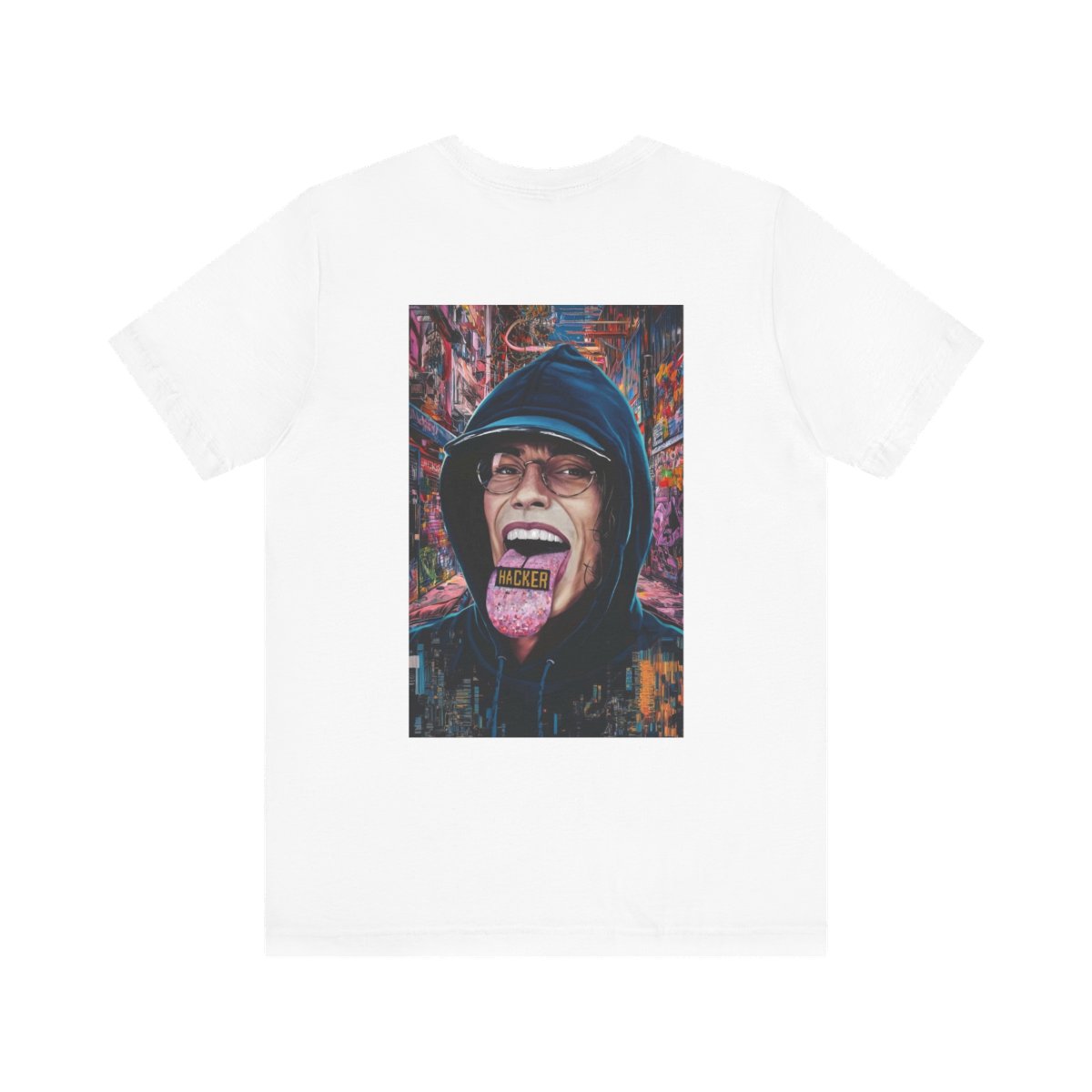 Hacker’s Long Tongue Out T-Shirt HA010