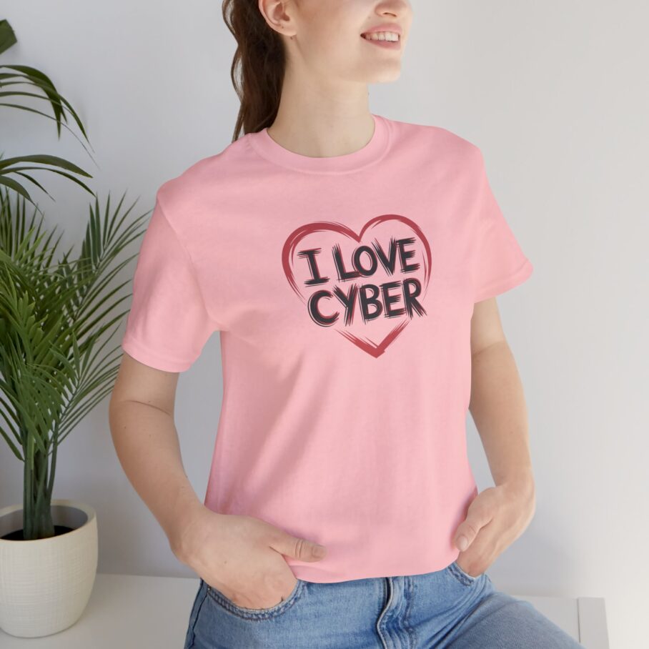 I Love Cyber T-Shirt ilc002 - Image 10