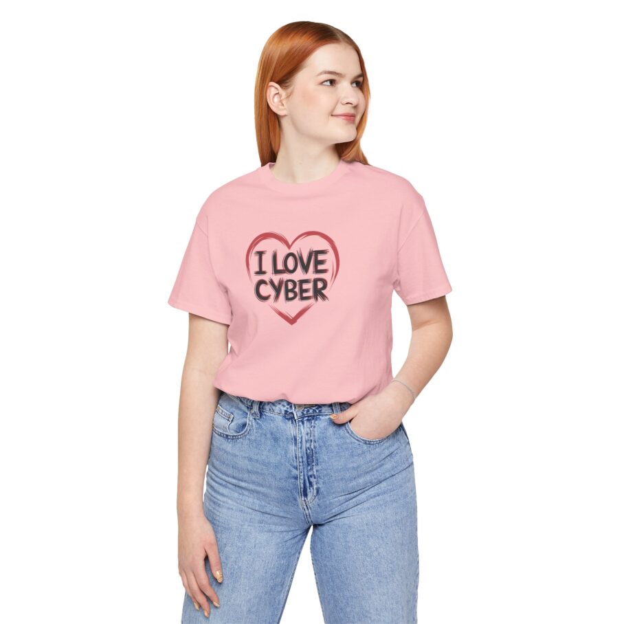 I Love Cyber T-Shirt ilc002 - Image 9