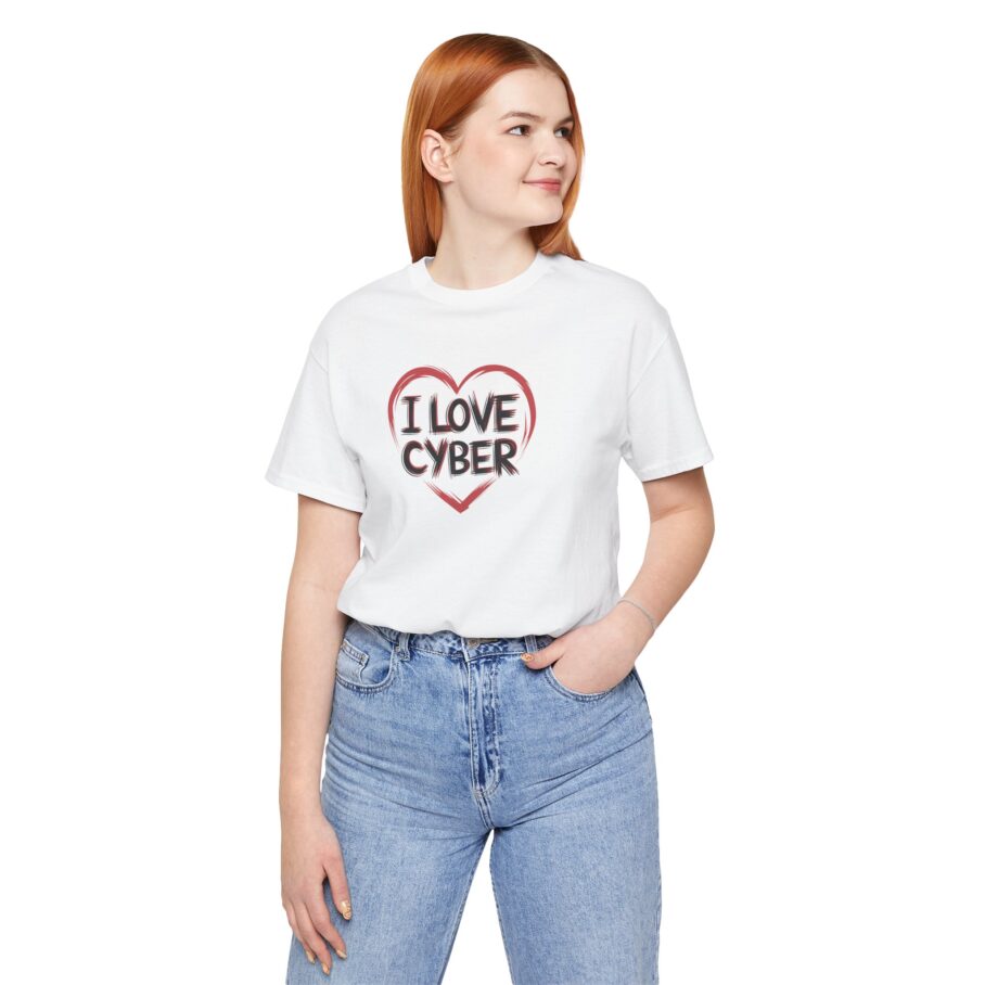 I Love Cyber T-Shirt ilc002 - Image 5