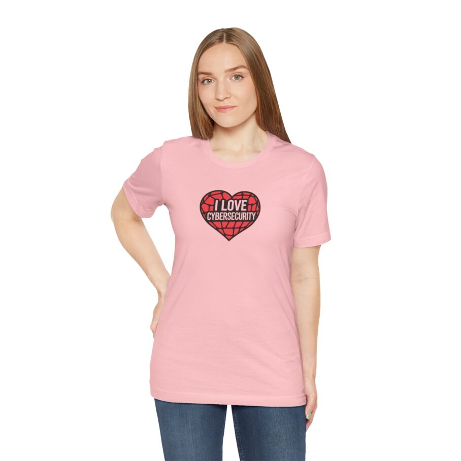 I Love Cybersecurity T-Shirt - Image 9