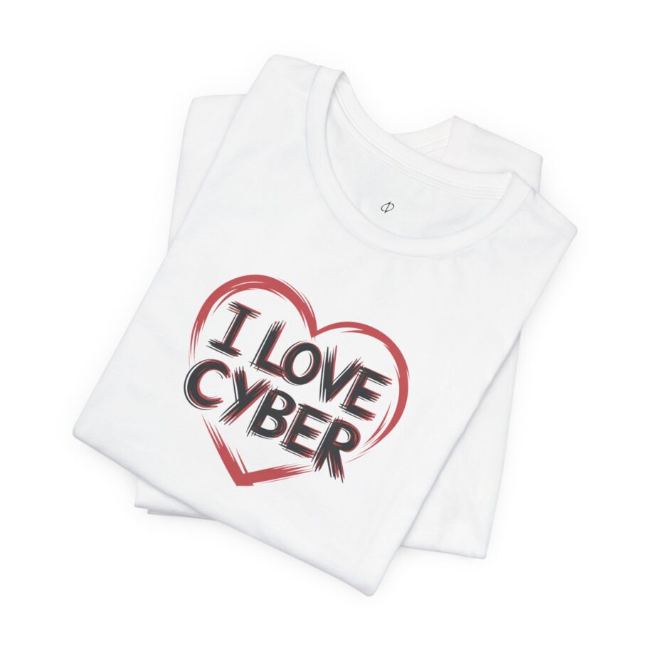 I Love Cyber T-Shirt ilc002 - Image 2