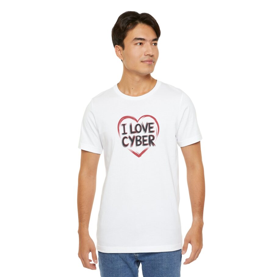 I Love Cyber T-Shirt ilc002 - Image 4