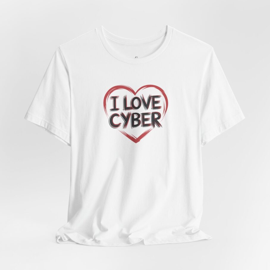 I Love Cyber T-Shirt ilc002 - Image 3