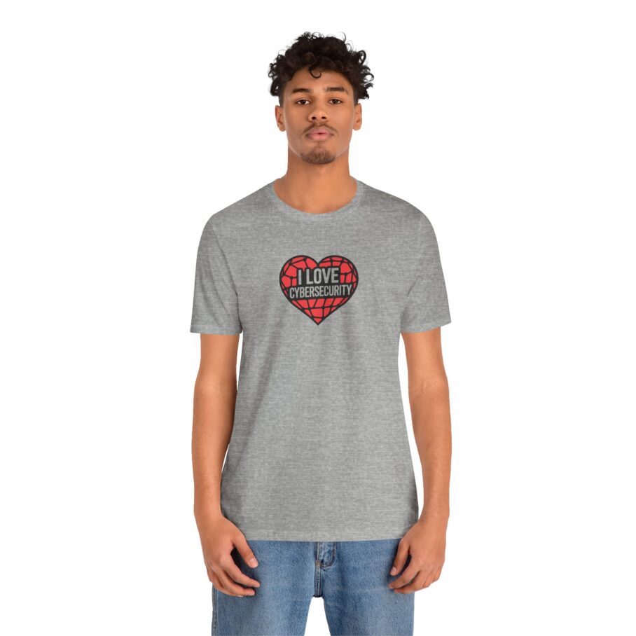 I Love Cybersecurity T-Shirt - Image 7