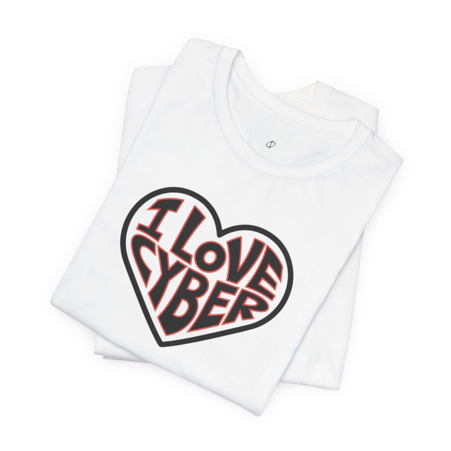 I Love Cyber T-Shirt ilc003 - Image 2