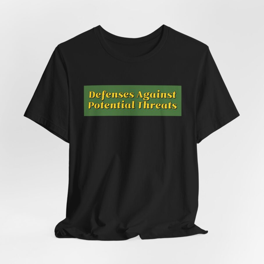 Defenses Against Potential Threats T-Shirt TYP055 - Image 3