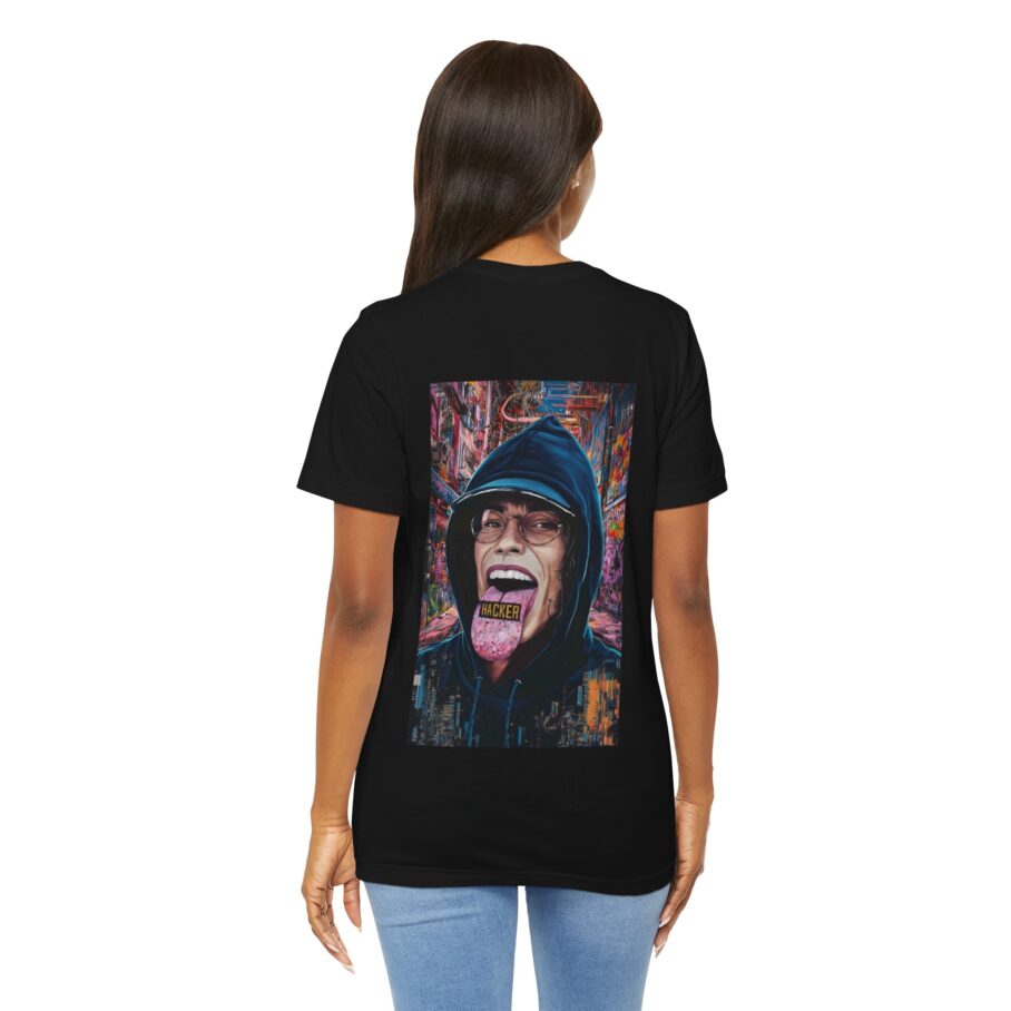 Hacker's Long Tongue Out T-Shirt HA010 - Image 7