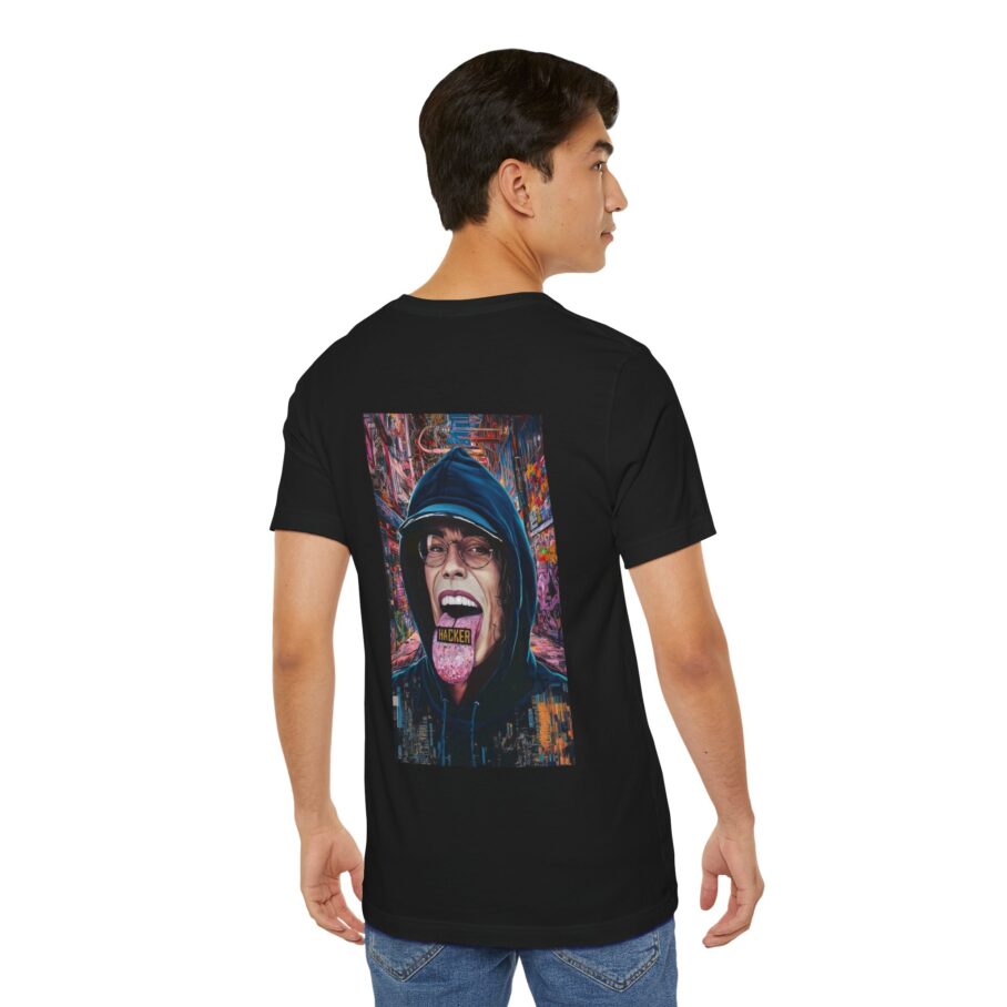 Hacker's Long Tongue Out T-Shirt HA010 - Image 6