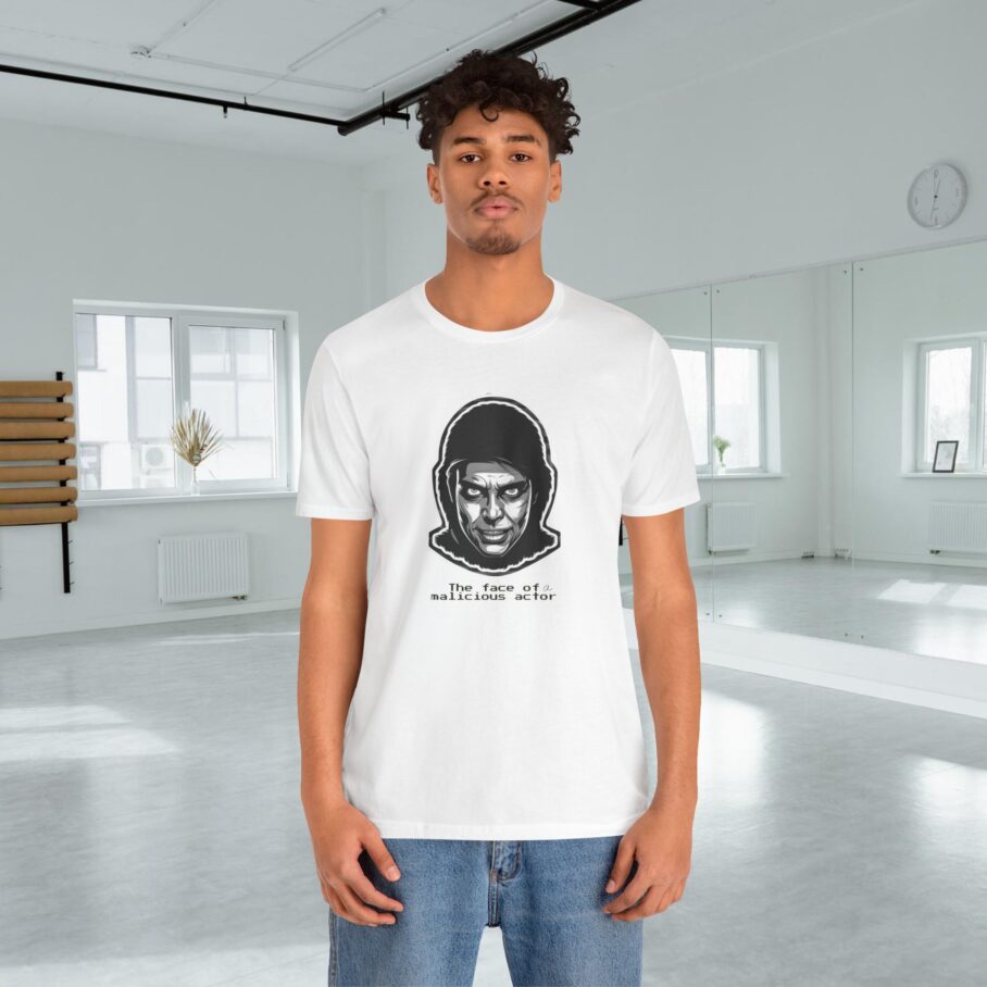 The Face of a Malicious Actor T-Shirt TYP097 - Image 4