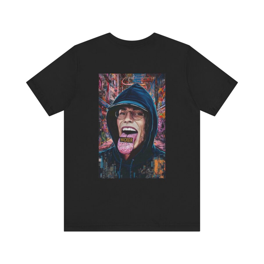 Hacker's Long Tongue Out T-Shirt HA010