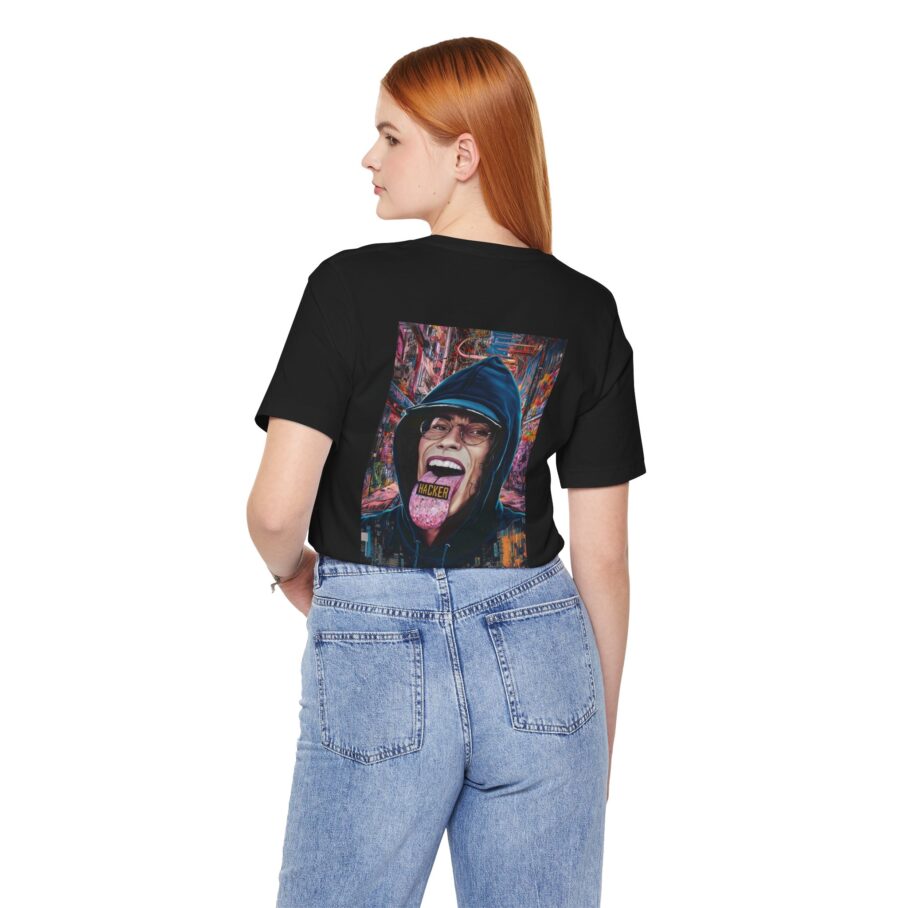 Hacker's Long Tongue Out T-Shirt HA010 - Image 4