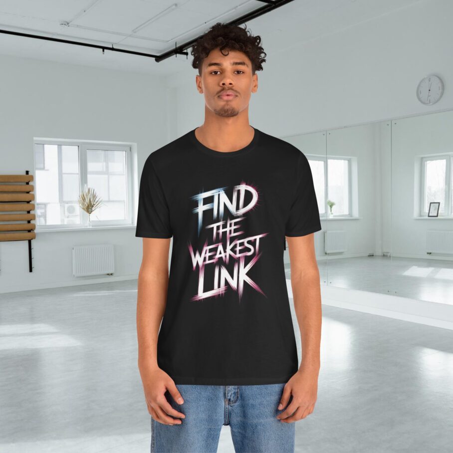 Find the Weakest Link T-Shirt TYP065 - Image 4