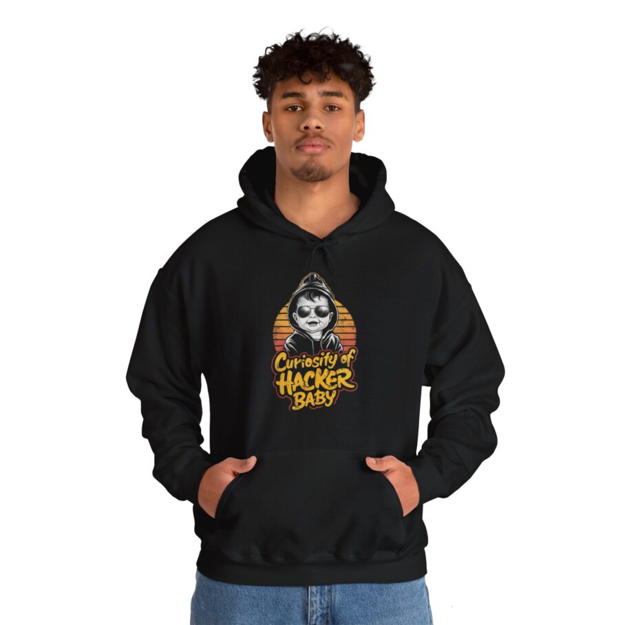 Curiosity of Hacker Baby Hoodie Unisex - Image 4