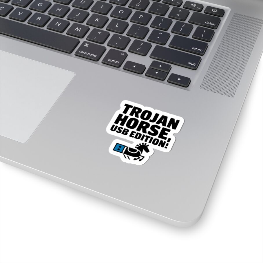 Trojan Horse USB Edition Sticker - Image 2