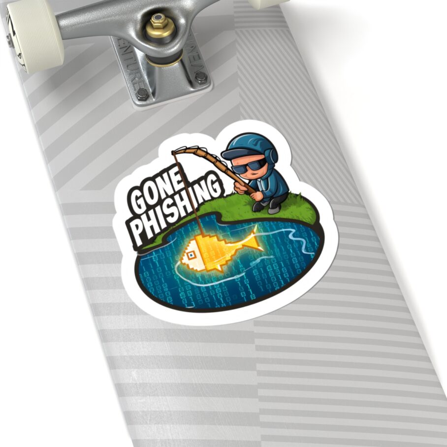 Gone Phishing Sticker 02 - Image 5