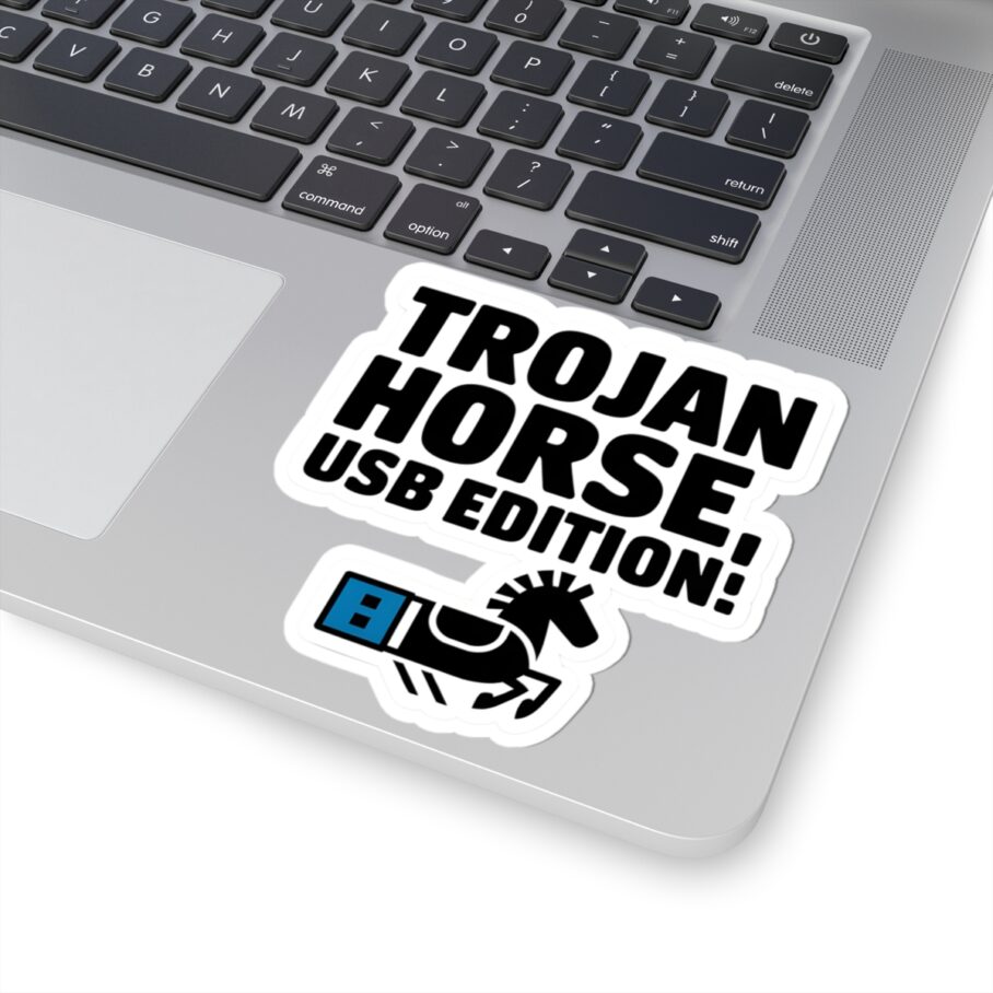 Trojan Horse USB Edition Sticker - Image 4