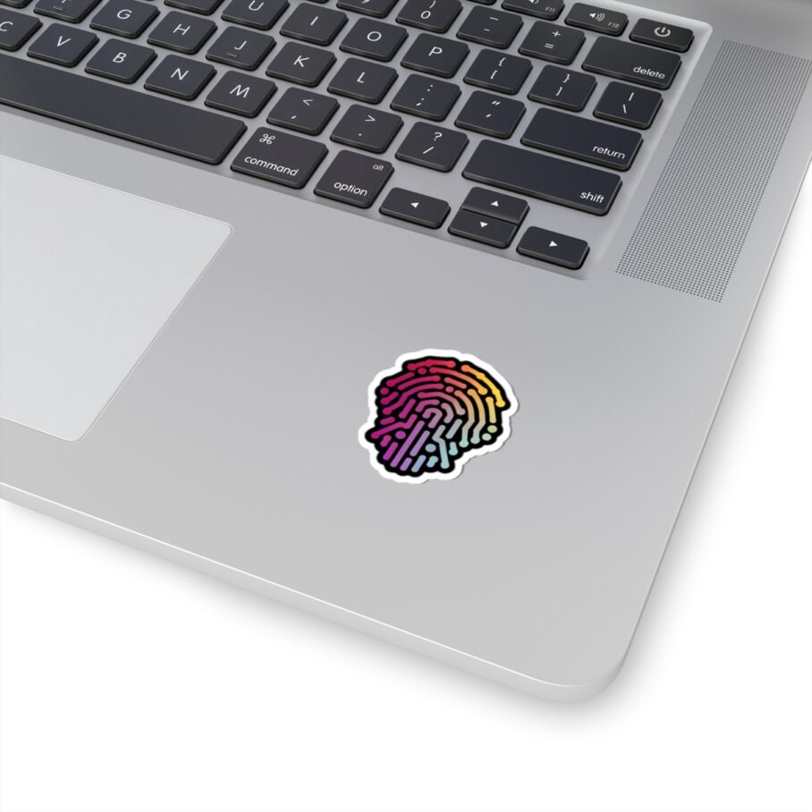 Vibrant Fingerprint Sticker 01 - Image 2