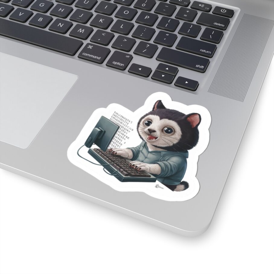 Furry Hacker Sticker 04 - Image 4