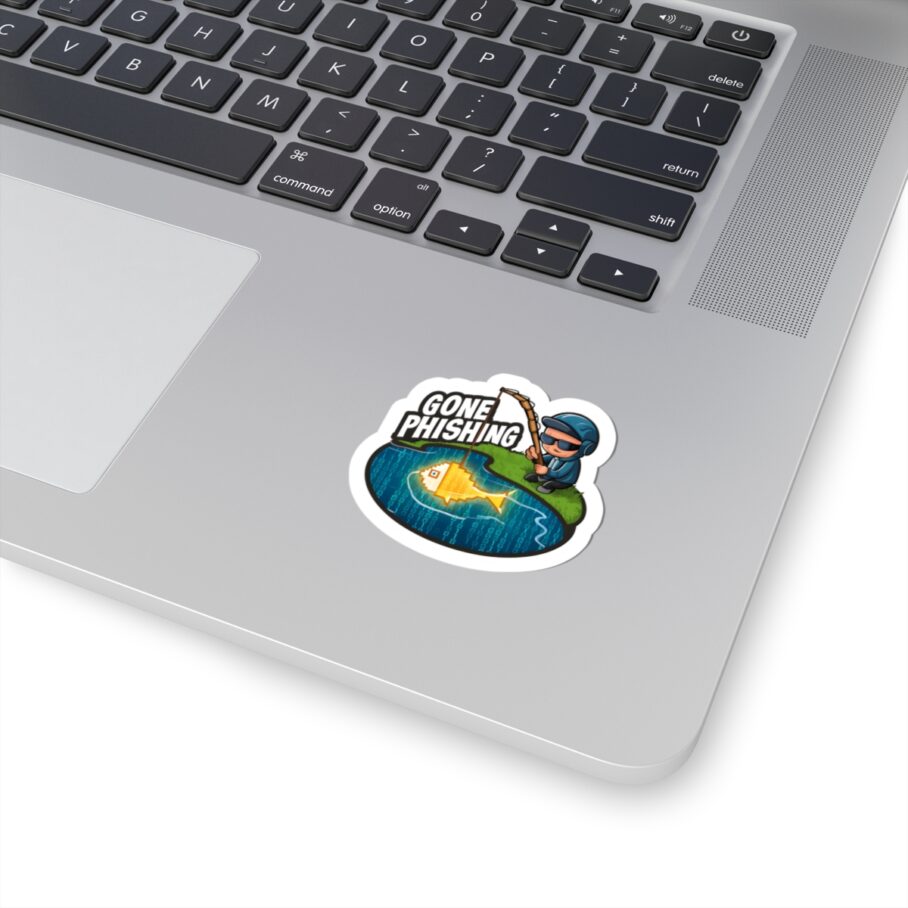 Gone Phishing Sticker 02 - Image 2