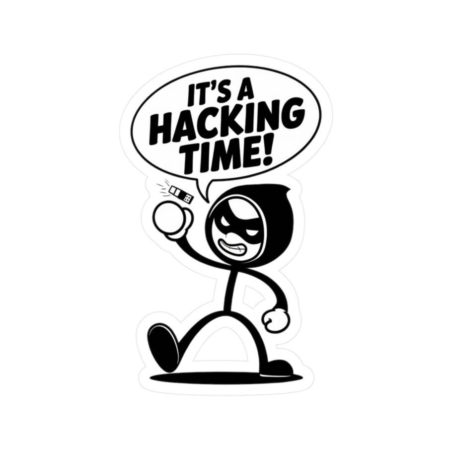 IT'S A HACKING TIME! Sticker 02