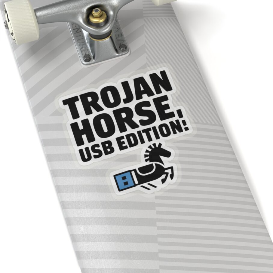 Trojan Horse USB Edition Sticker - Image 7