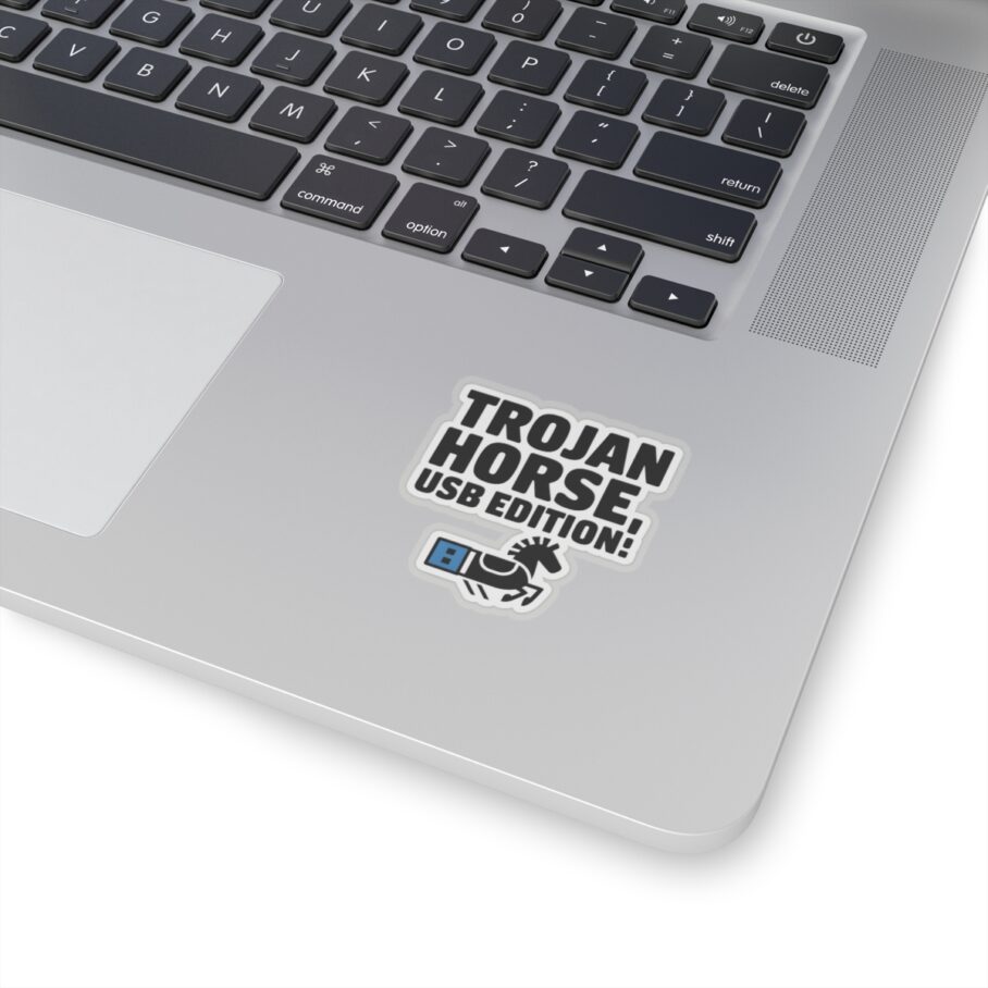 Trojan Horse USB Edition Sticker - Image 6