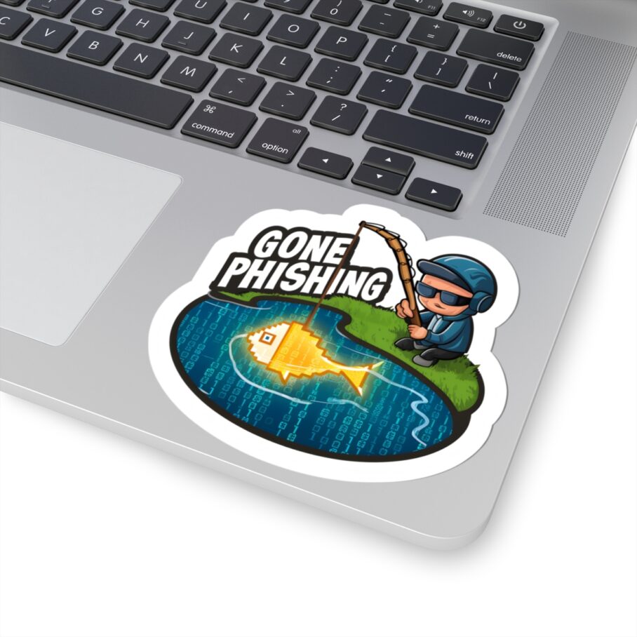 Gone Phishing Sticker 02 - Image 4