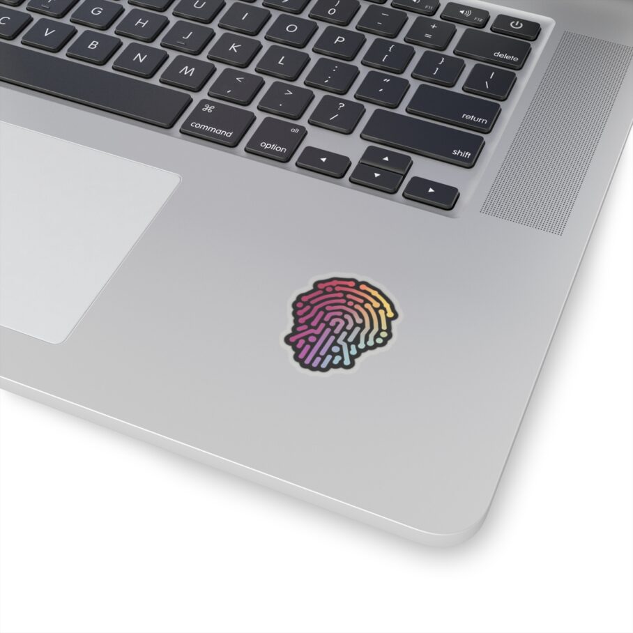 Vibrant Fingerprint Sticker 01 - Image 6