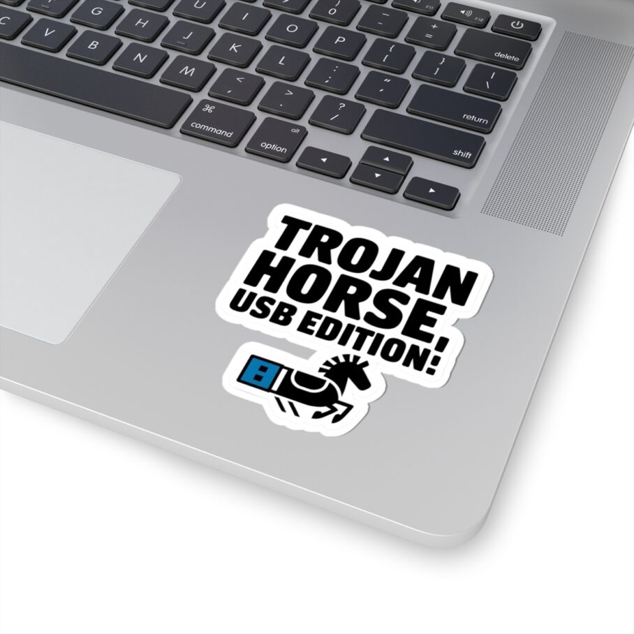 Trojan Horse USB Edition Sticker - Image 3