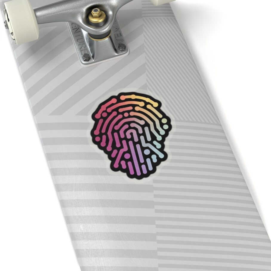 Vibrant Fingerprint Sticker 01 - Image 7