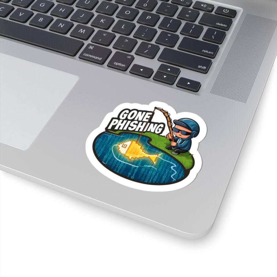 Gone Phishing Sticker 02 - Image 3