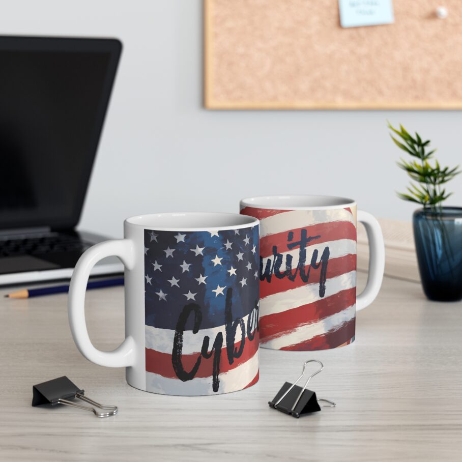 American Cybersecurity Flag Mug - Image 4