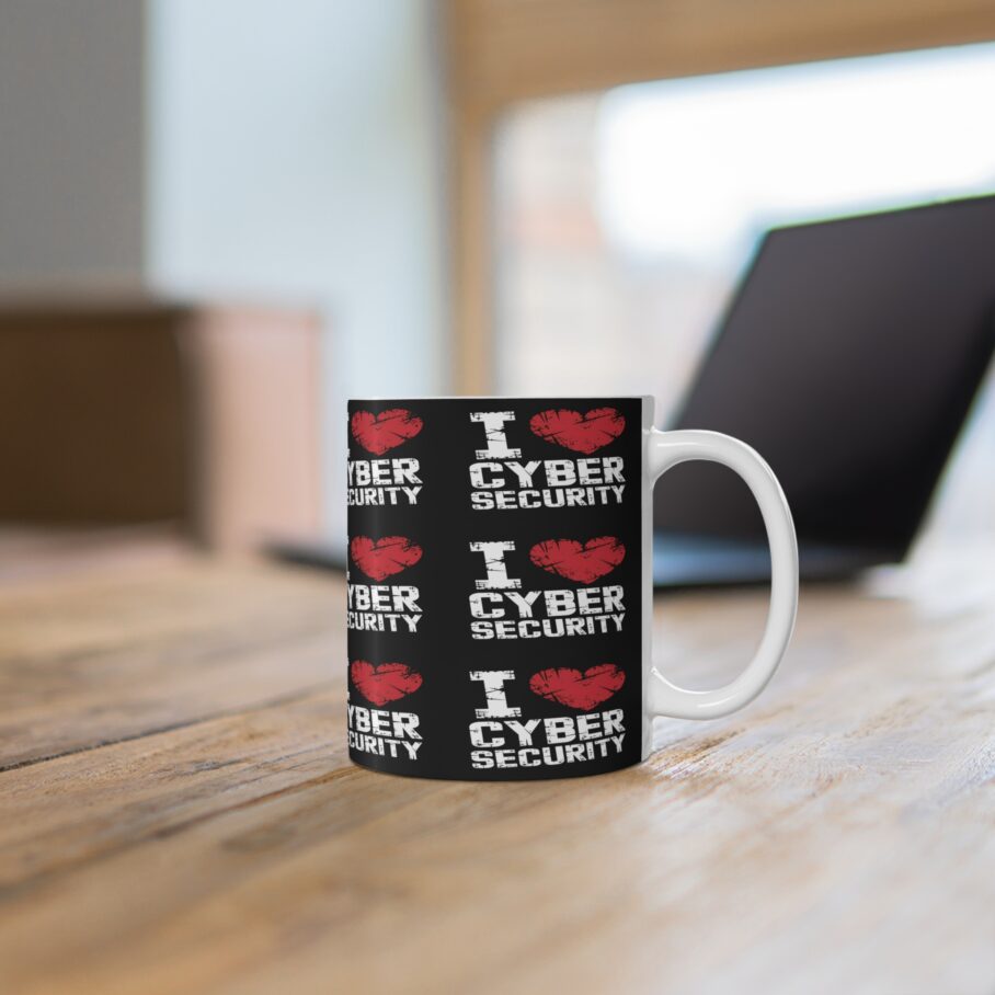 I Love Cyber Security Mug - Image 5
