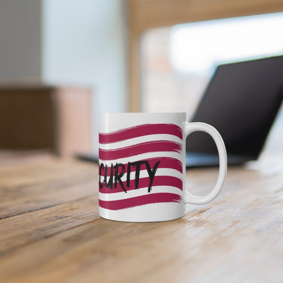 Cybersecurity American Flag Mug - Image 5