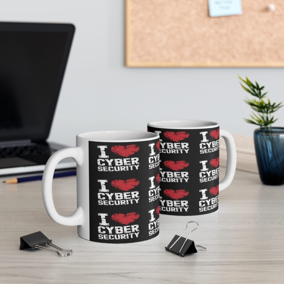 I Love Cyber Security Mug - Image 4