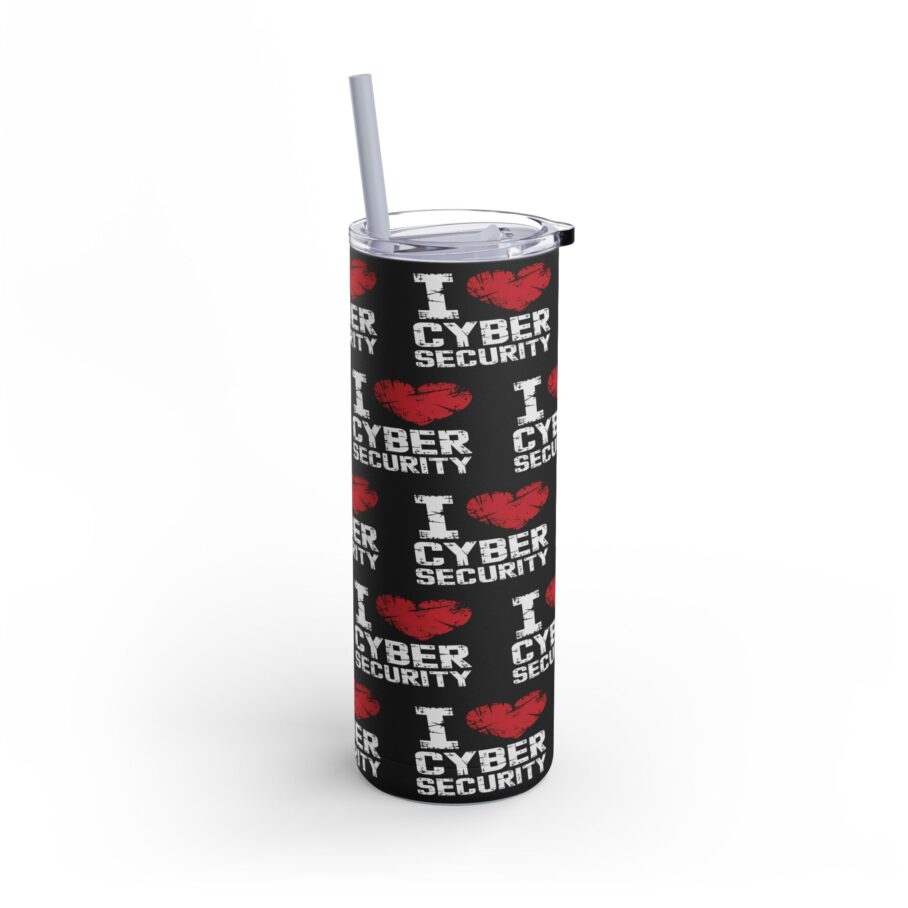 I Love Cyber Security Tumbler - Image 4