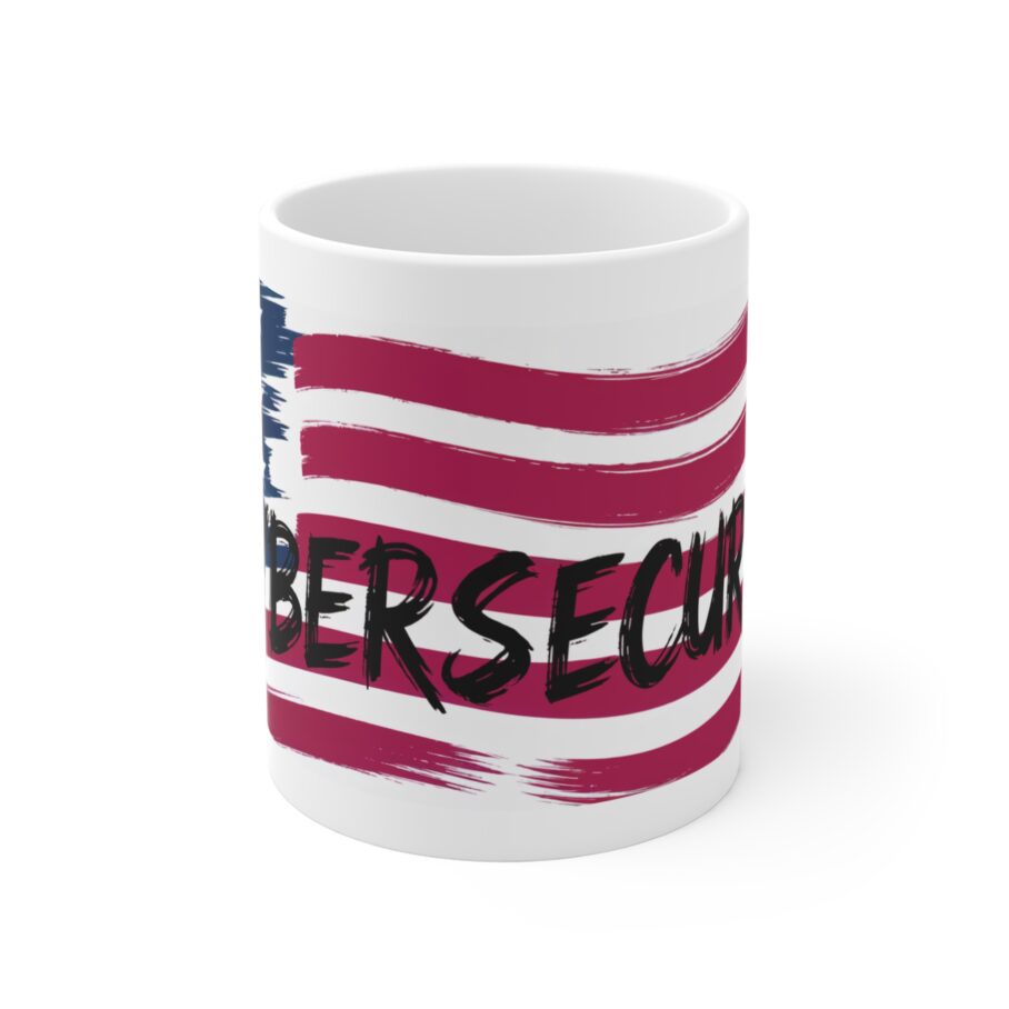 Cybersecurity American Flag Mug - Image 2