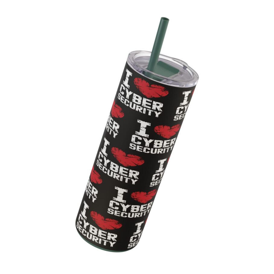 I Love Cyber Security Tumbler - Image 11