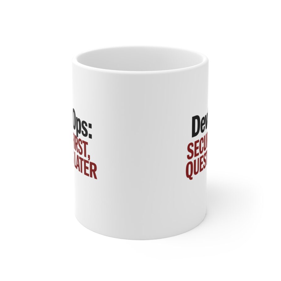 DevSecOps: Security First, Questions Later Mug - Image 2