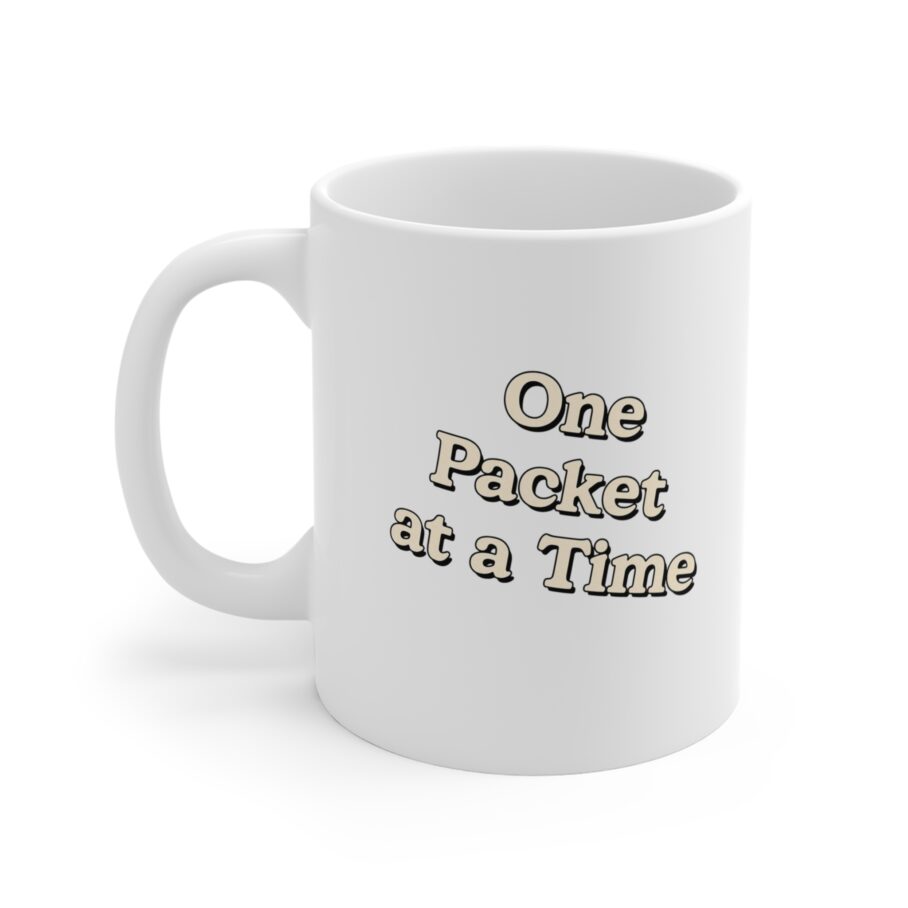 One Packet at a Time Mug