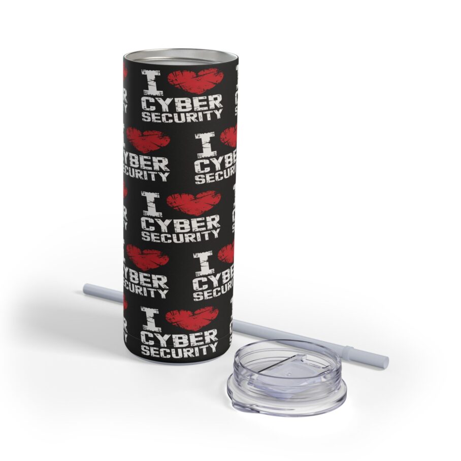 I Love Cyber Security Tumbler - Image 2
