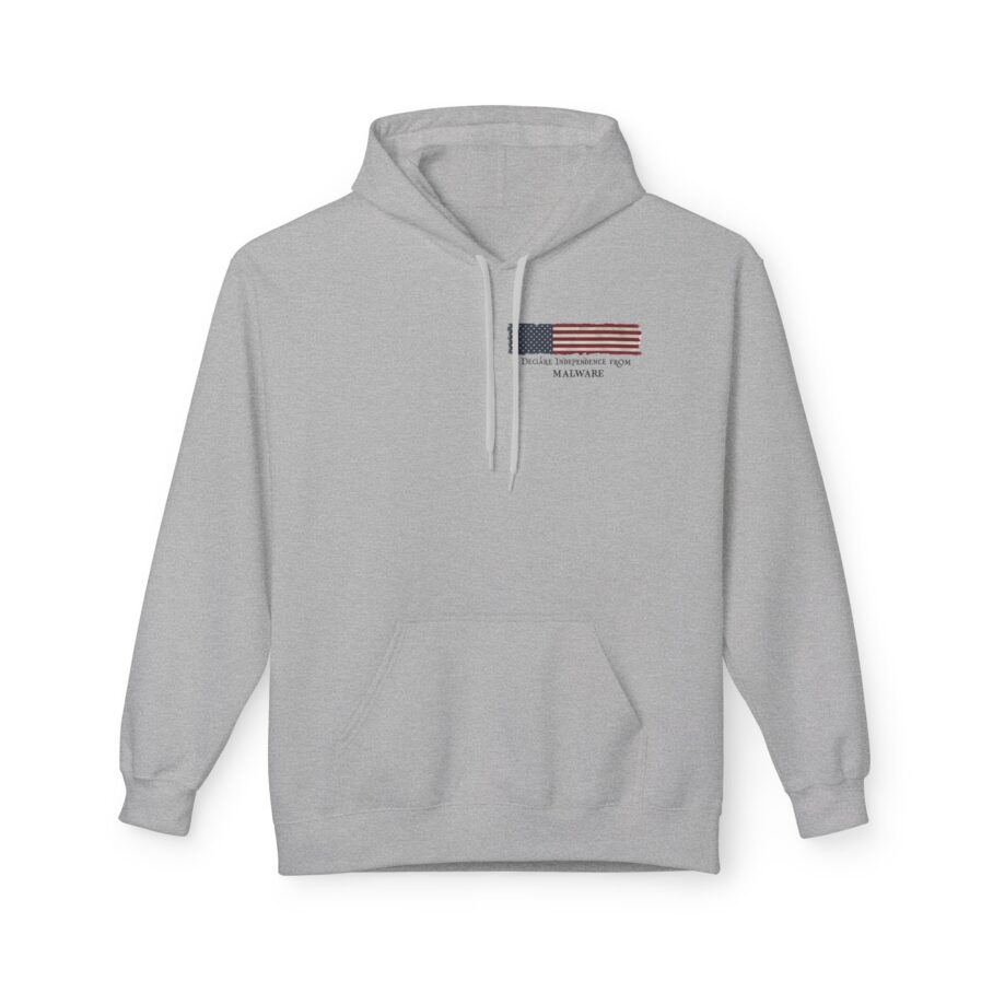 Declare Independence From Malware Softstyle Hoodie - Image 7