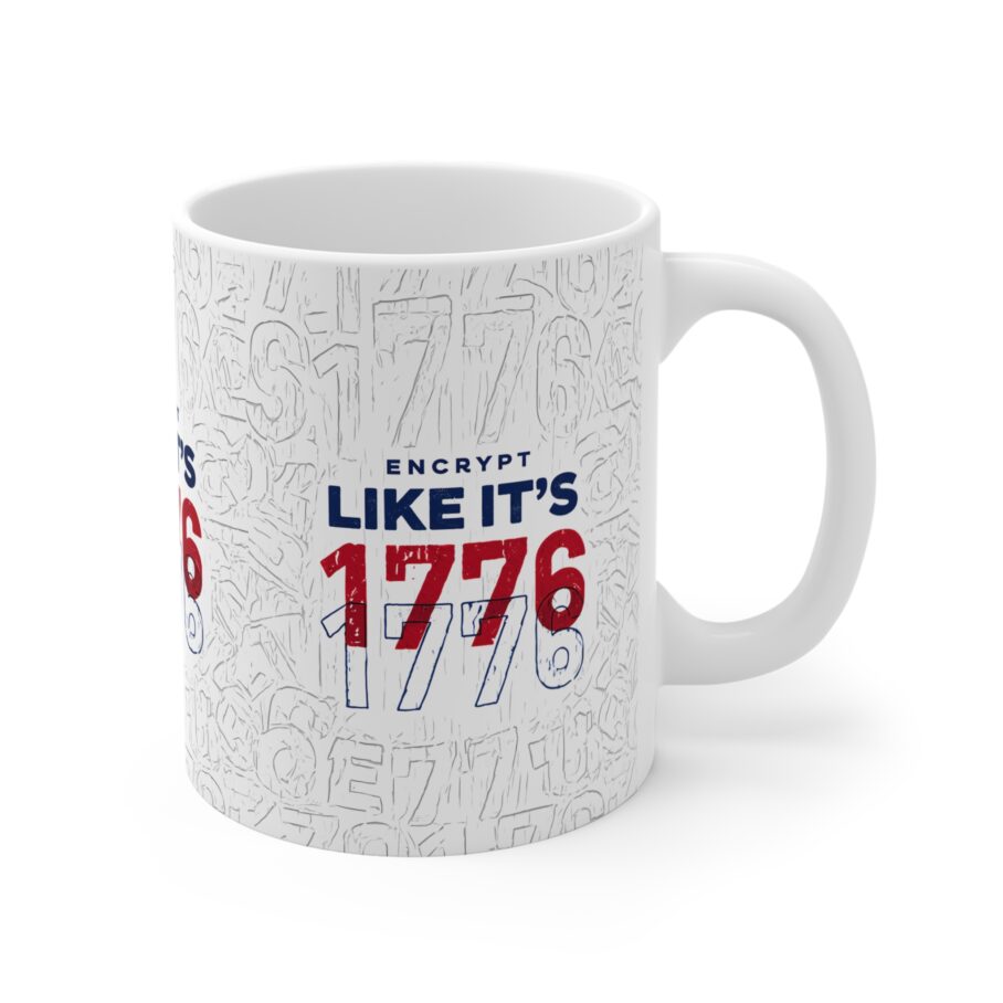 Encrypt Like It’s 1776 Mug - Image 3