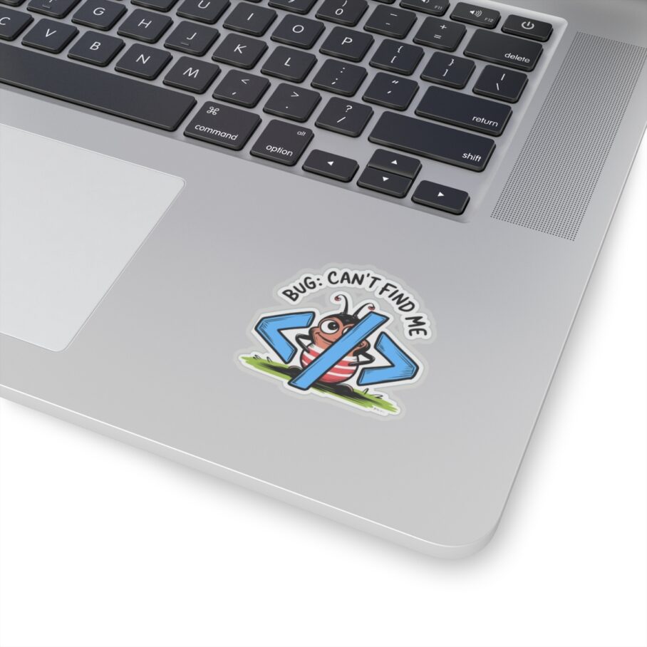 Bug: Can't Find Me Sticker D02 - Image 3
