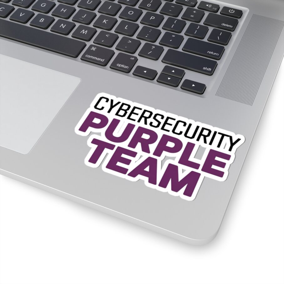 Cybersecurity Purple Team Sticker D04
